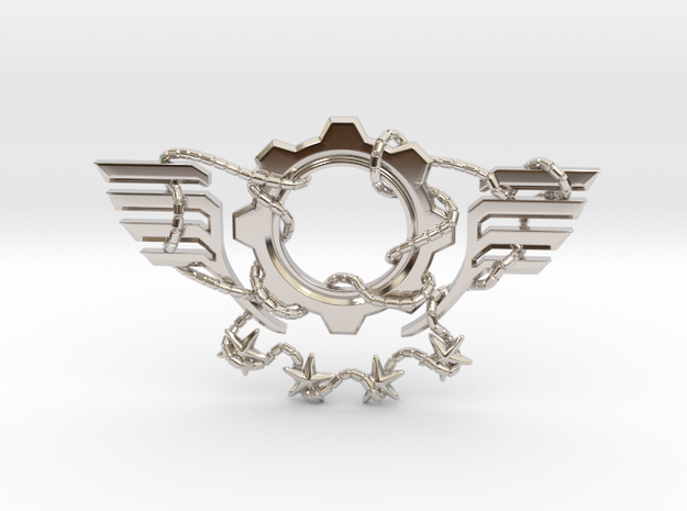 Gears of War Insane in Rhodium Plated Brass