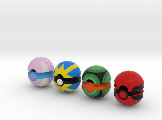 Pokeballs (Set 06) in Full Color Sandstone