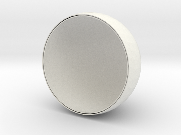 MoonLight-D140 in White Natural Versatile Plastic