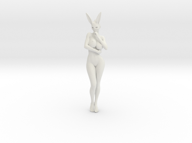 Bunny lady 004 1/10 in White Natural Versatile Plastic