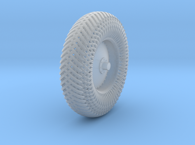 09B2-Back-Right Meshed Wheel in Tan Fine Detail Plastic