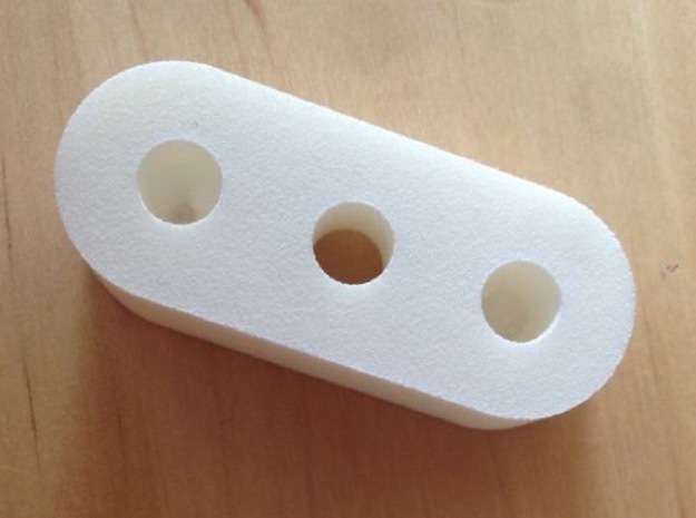 Oblong Glide for Norka Futon in White Natural Versatile Plastic