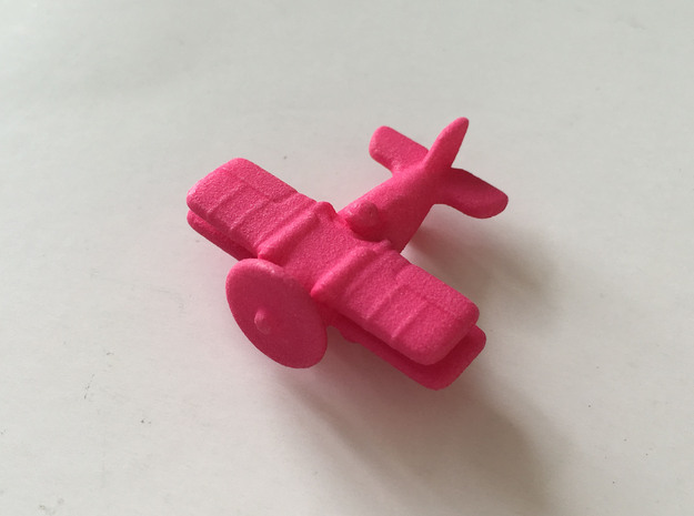Jackal Fighter Plane in Pink Processed Versatile Plastic