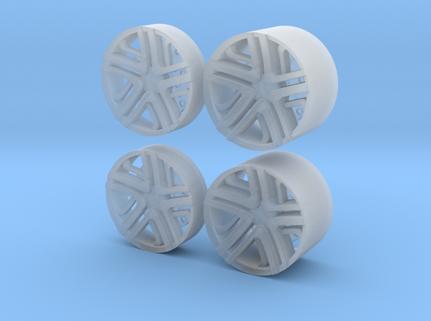 LC Rims - Inserts for Slot Car rims in Smooth Fine Detail Plastic
