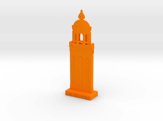 Lebuinustorentje Deventer 3DWP in Orange Processed Versatile Plastic