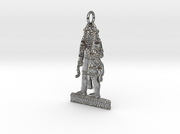 Gilgamesh Pendant in Polished Silver