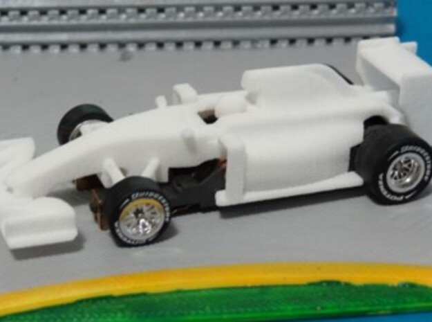 HO Formula 1 2016 Body in White Natural Versatile Plastic