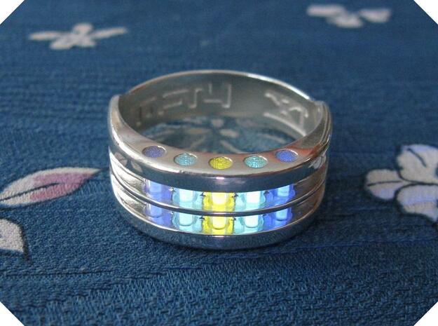 US10.5 Ring XI: Tritium in Polished Silver