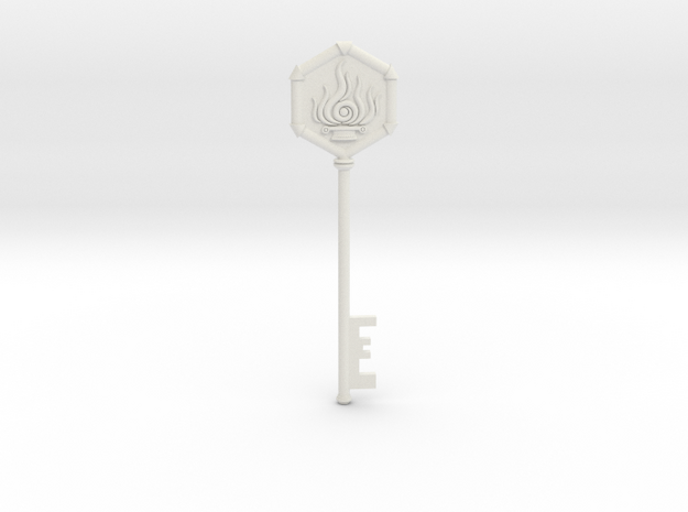 Resident Evil 0: Fire Key in White Natural Versatile Plastic