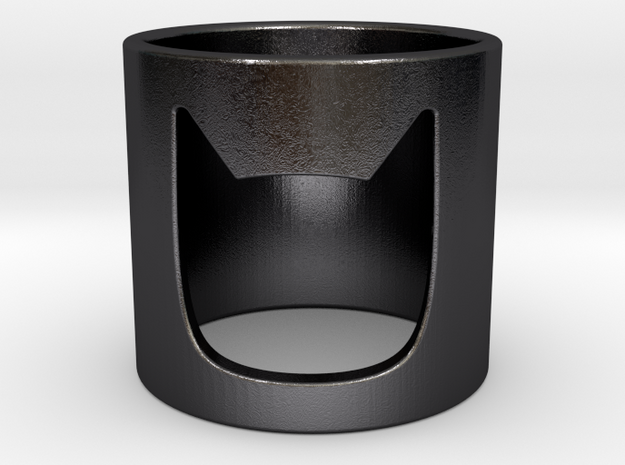 BATMAN Ring in Polished and Bronzed Black Steel: 5 / 49