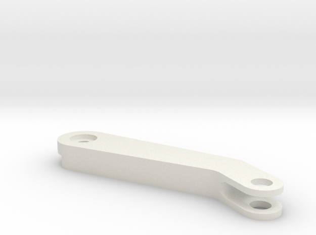 Right and Top Clevis adapter- Gray Fox in White Natural Versatile Plastic