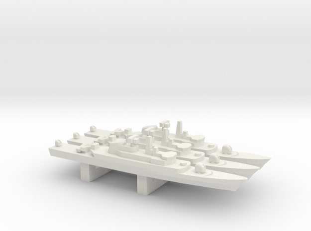 Alvand-class frigate (w/ C-802 AShM) x 3, 1/2400 in White Natural Versatile Plastic