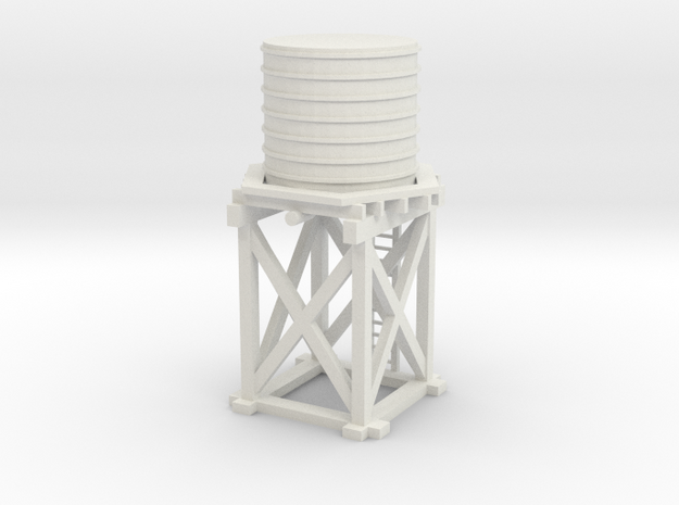 Water Tower Nz120 in White Natural Versatile Plastic