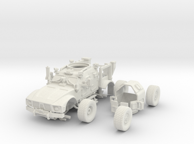 1/72 MATV (Open) Includes Turret and wheels in White Natural Versatile Plastic