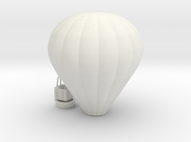 Hot Air Balloon - HOscale in White Natural Versatile Plastic