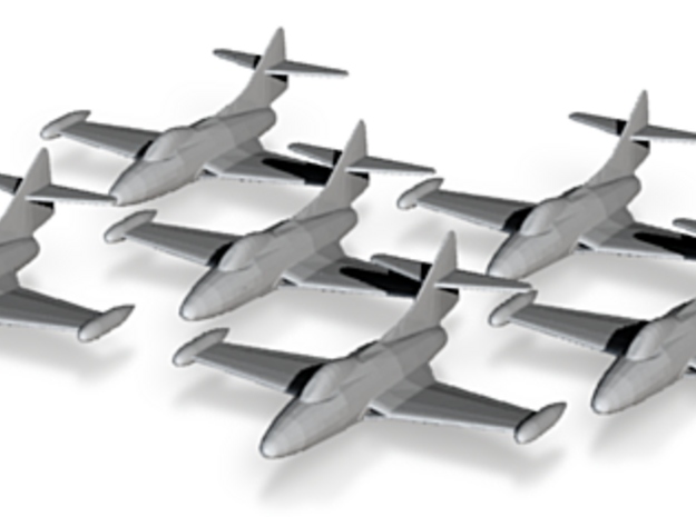 Grumman F9F-2 'Panther' 1:285 x6 in Tan Fine Detail Plastic