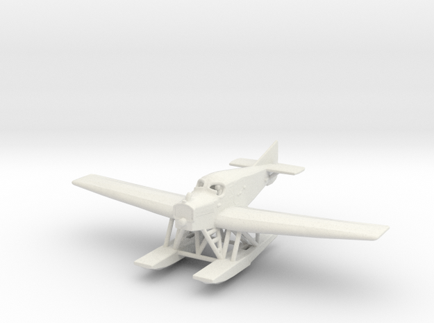 Junkers F.13 (floats) in White Natural Versatile Plastic: 1:200