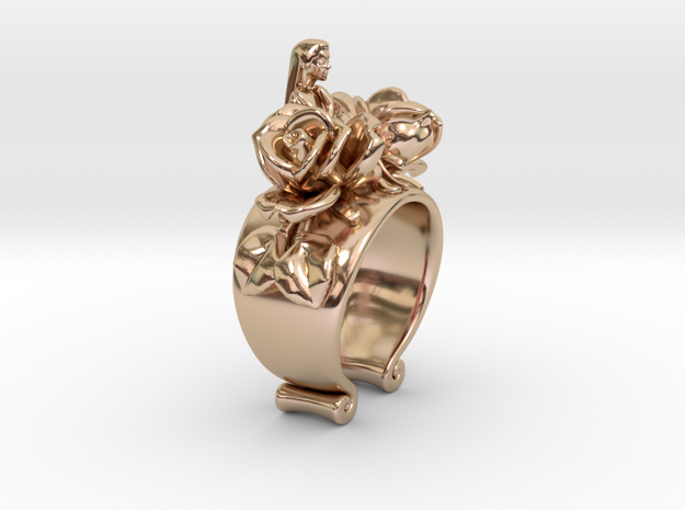 PRAY Of The Maiden15 in 14k Rose Gold Plated Brass