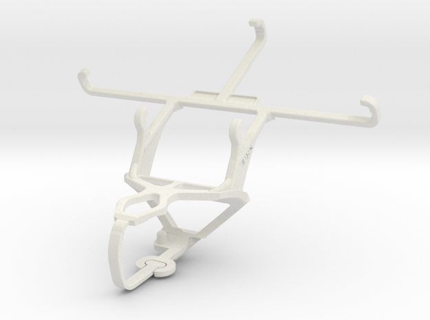 Controller mount for PS3 & Samsung Galaxy On5 in White Natural Versatile Plastic