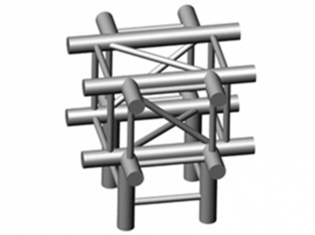 Square Truss X+L90-piece 1.10 in White Natural Versatile Plastic