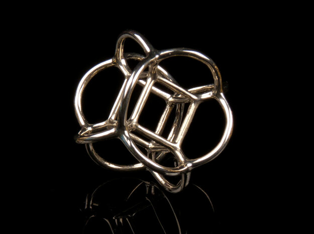 Soap Bubble Cube (from $12.50) in Polished Silver: Small
