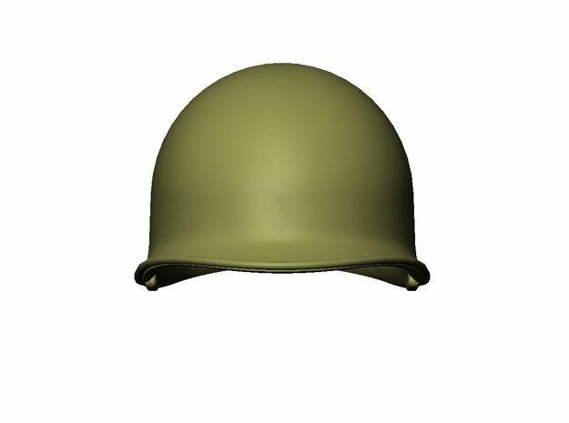  M1 Helmet (set of 3) 1-16 Scale in Clear Ultra Fine Detail Plastic
