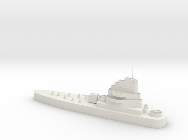 1/285 Scale USS Carronade IFS-1 in White Natural Versatile Plastic