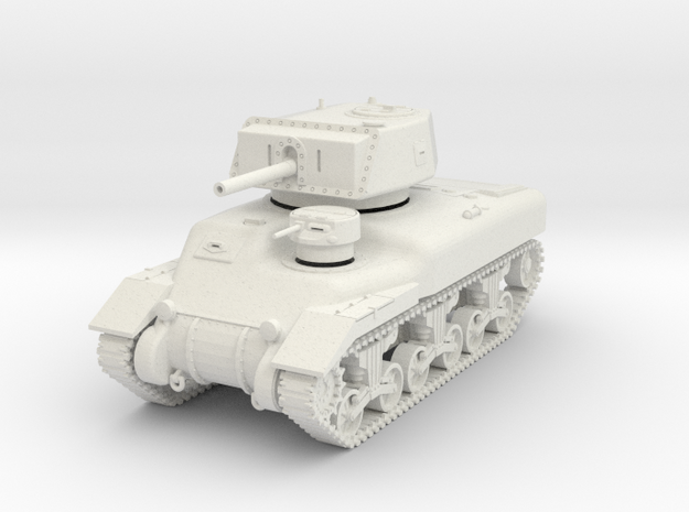 PV145A Ram II Cruiser Tank (28mm) in White Natural Versatile Plastic