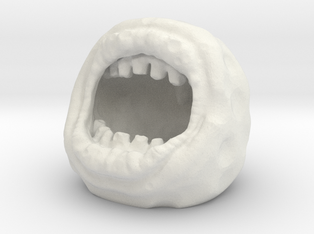 Mutant Mouth Moon Golf Ball Creature