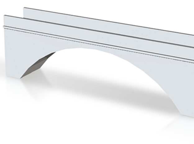 Single Arch Single Track 60mm Bridge in Tan Fine Detail Plastic