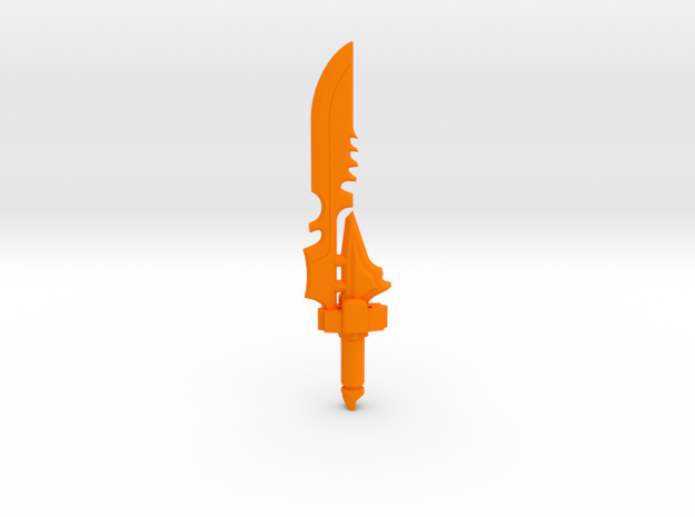 Scorch Blade in Orange Processed Versatile Plastic