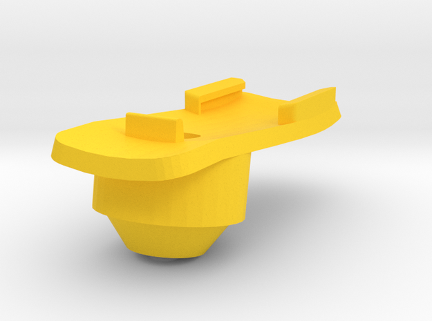Garmin Stem cap Mount H10D10 in Yellow Processed Versatile Plastic