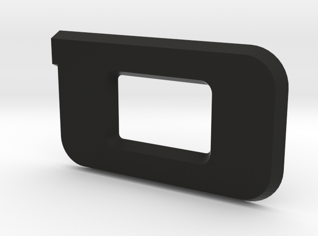 SVO Decklid Emblem "O" - Large in Black Natural Versatile Plastic