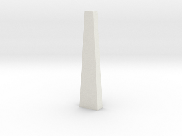 Pylon Wdw Single 100mm (HO) in White Natural Versatile Plastic
