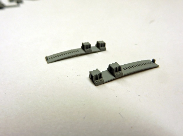 Erie Transfer Bridge Toggle Pocket Assembly - 1/87 in Clear Ultra Fine Detail Plastic