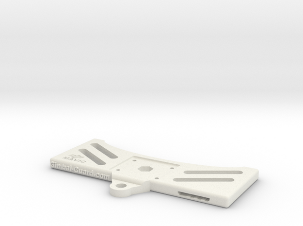 Main Plate - Dji Mavic Tablet Holder Adaptor in White Natural Versatile Plastic