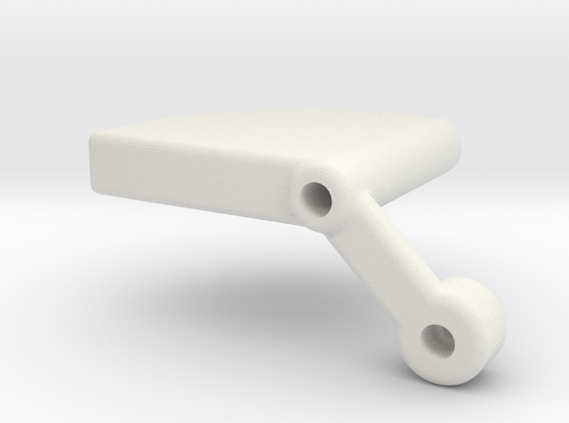 Universal Tail Support V2 RH in White Natural Versatile Plastic