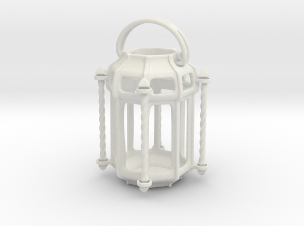  Lantern Octagon Oriental Medival Ironwork: Miniat
