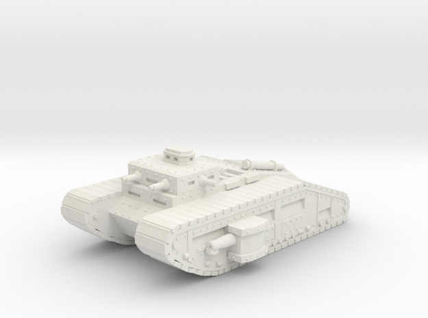 Infantry Flame Tank 15mm in White Natural Versatile Plastic
