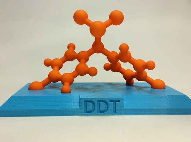 DDT in Blue Processed Versatile Plastic