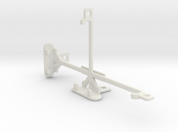 alcatel Idol 3C tripod & stabilizer mount in White Natural Versatile Plastic