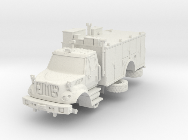  1/64 FDNY seagrave Tactical Support Unit in White Natural Versatile Plastic