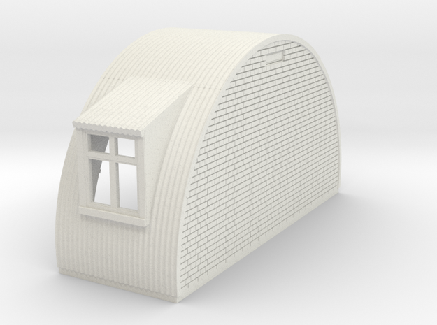 N-76-end-brick-nissen-hut-door-wind-1a in White Natural Versatile Plastic