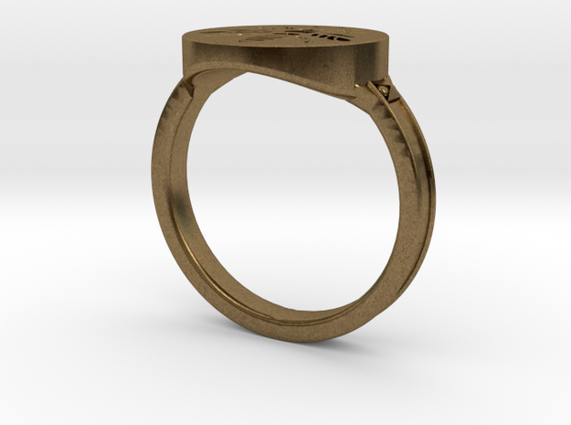 Dark Souls inspired Hornet Ring in Natural Bronze: 9.5 / 60.25