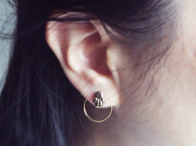 Cat or Dog Paw Earring