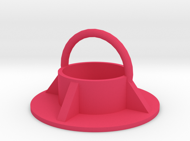 MagnetRingHaken - Ring in Pink Processed Versatile Plastic