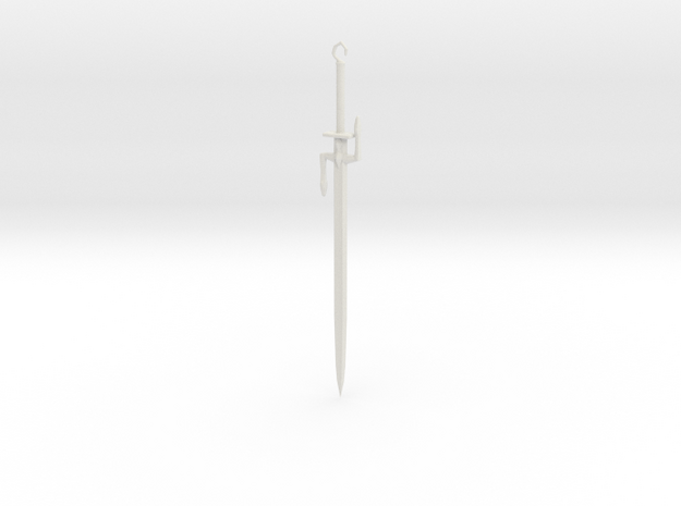 Wind Sword  in White Natural Versatile Plastic