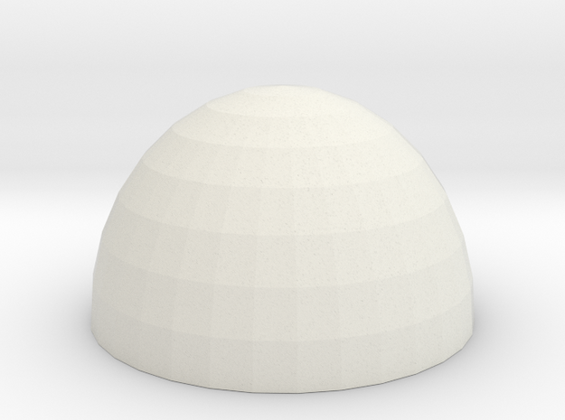 Nose Cone 7.5X4.5X0.2 in White Natural Versatile Plastic
