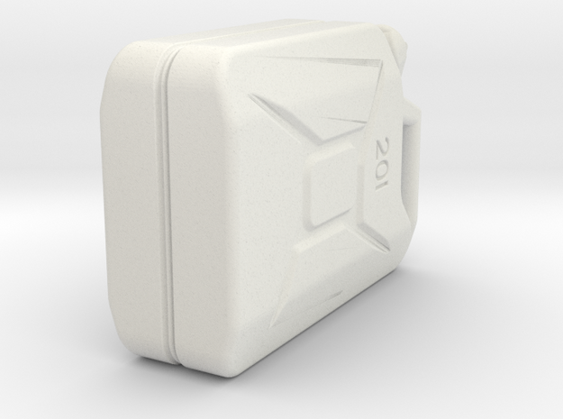 Jerry Can 20l in White Natural Versatile Plastic