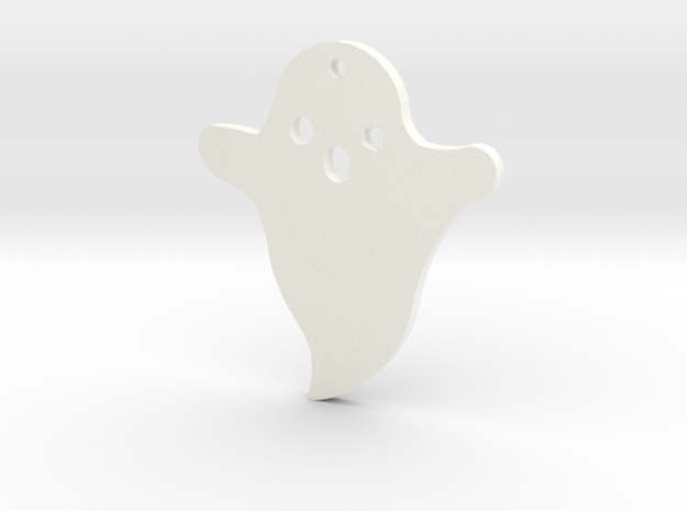 Lucy's Ghost Earrings in White Processed Versatile Plastic